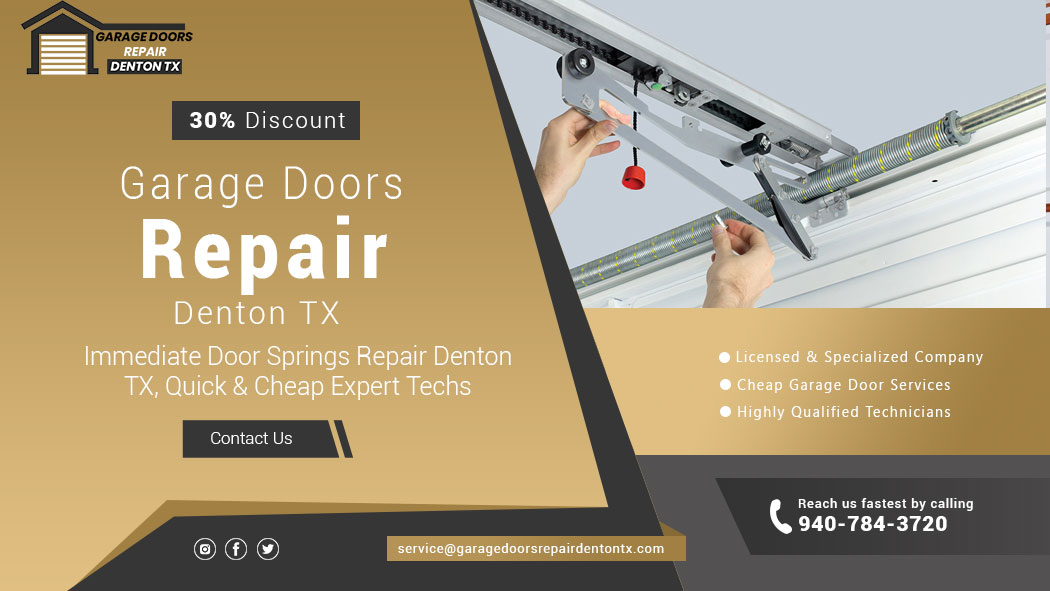 Garage Doors Repair Denton TX / Cheapest Prices / Near Me